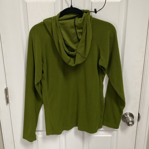 Melanzana Green Micro grid Hoodie - Picture 5 of 5